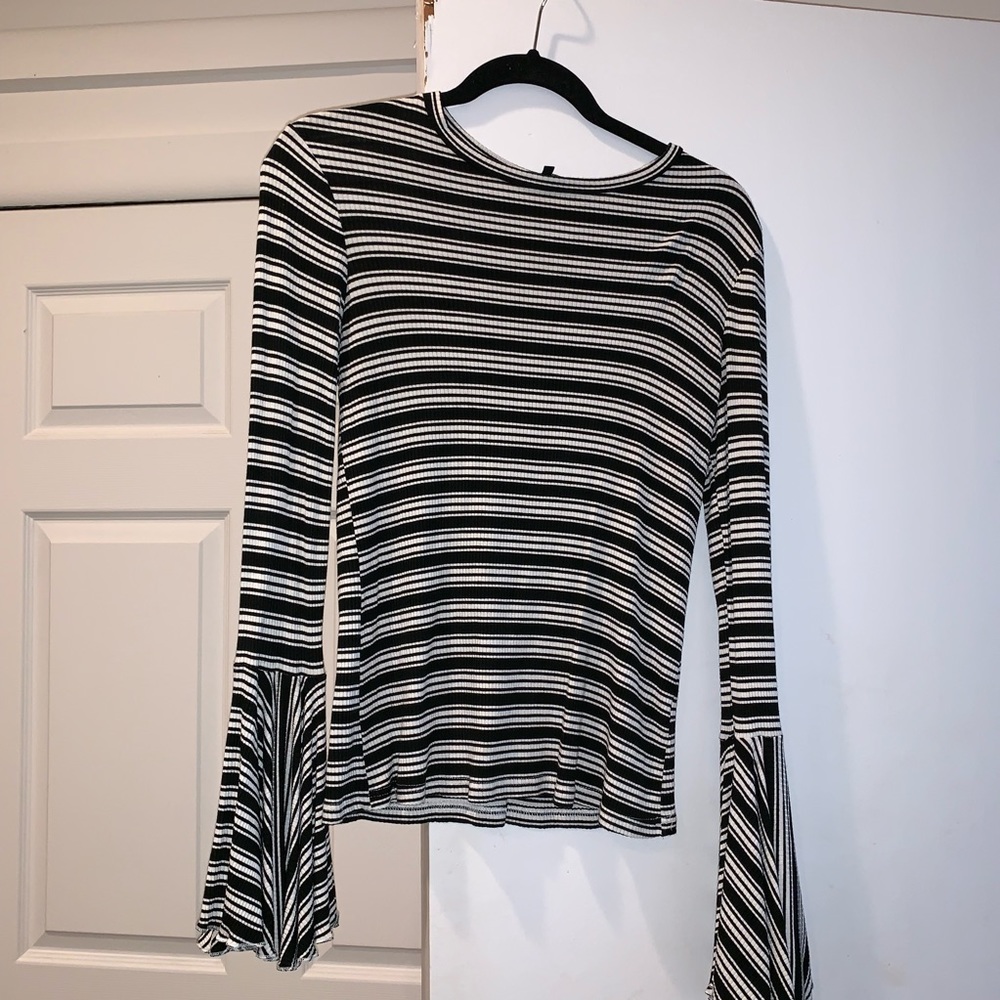 English Factory Shirt with Bell Sleeves